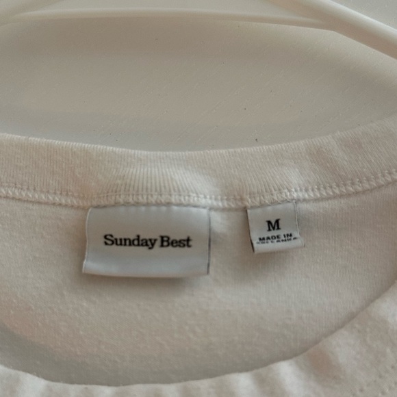 Sunday Best White Tee - Picture 3 of 3